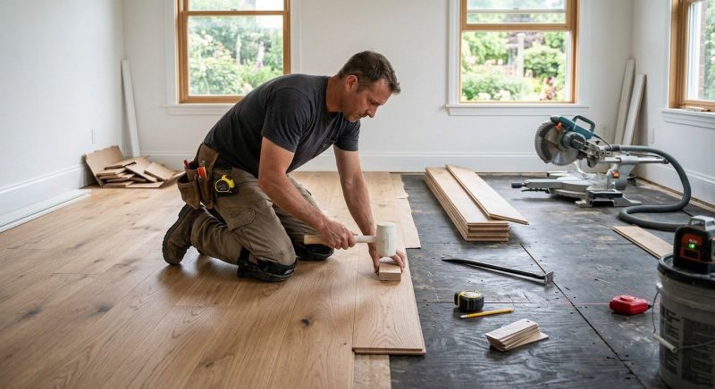 Hardwood Floor Installation in Bishopville, SC
