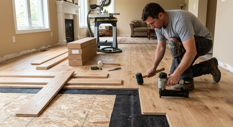 Hardwood Floor Installation in Bishopville, SC
