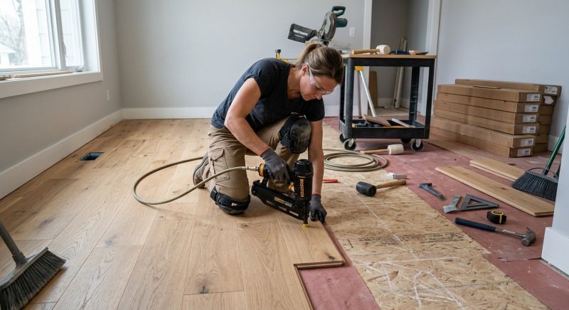 Hardwood Floor Installation in Turbeville, SC