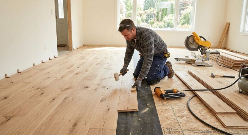 Oak Floor Installation in Turbeville, SC