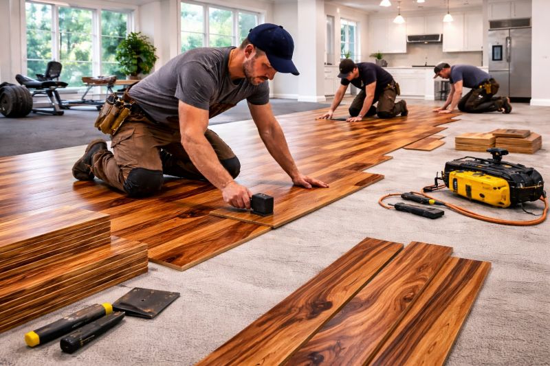 Teak Flooring Installation in Sumter, SC